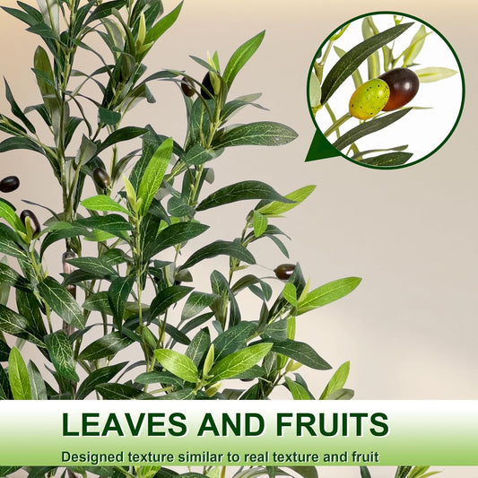Artificial Olive Tree 4FT–6FT | Luxury Realistic Faux Olive Tree